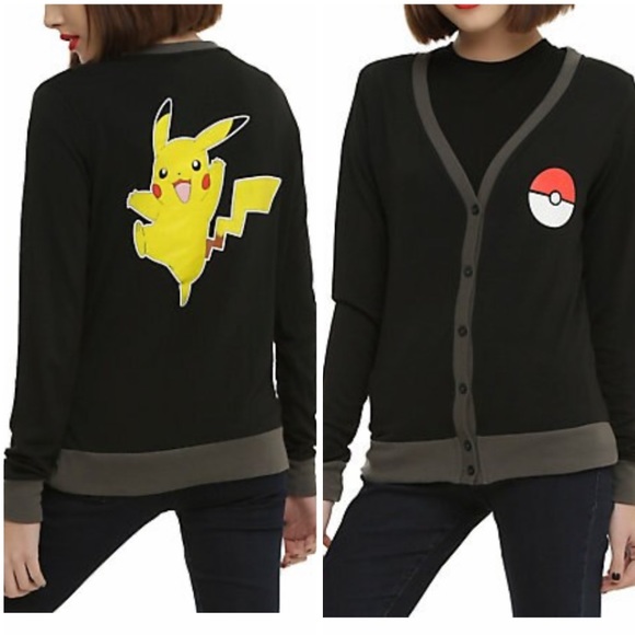 Pokemon Tops - Pokémon cardigan sweater • XL